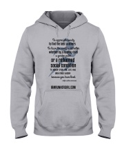 Redeemed Social Condition Logo Front Hooded Sweatshirt front