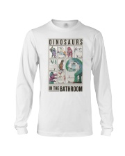 Taking Bath Dinosaurs Long Sleeve Tee thumbnail