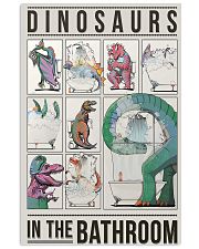 Taking Bath Dinosaurs 11x17 Poster front