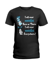 Wear Masks Ladies T-Shirt thumbnail