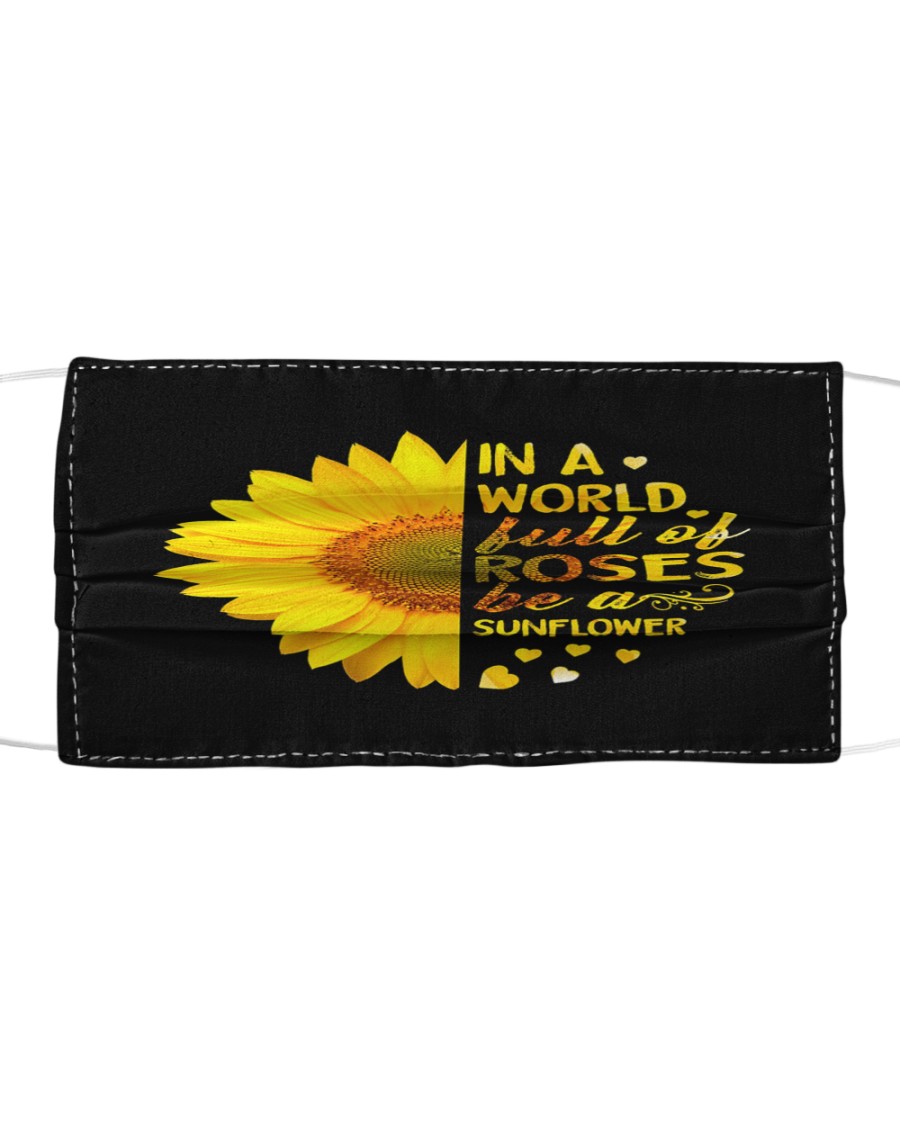 Be A Sunflower Cloth face mask