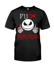 Fck Drunk Driving Classic T-Shirt front