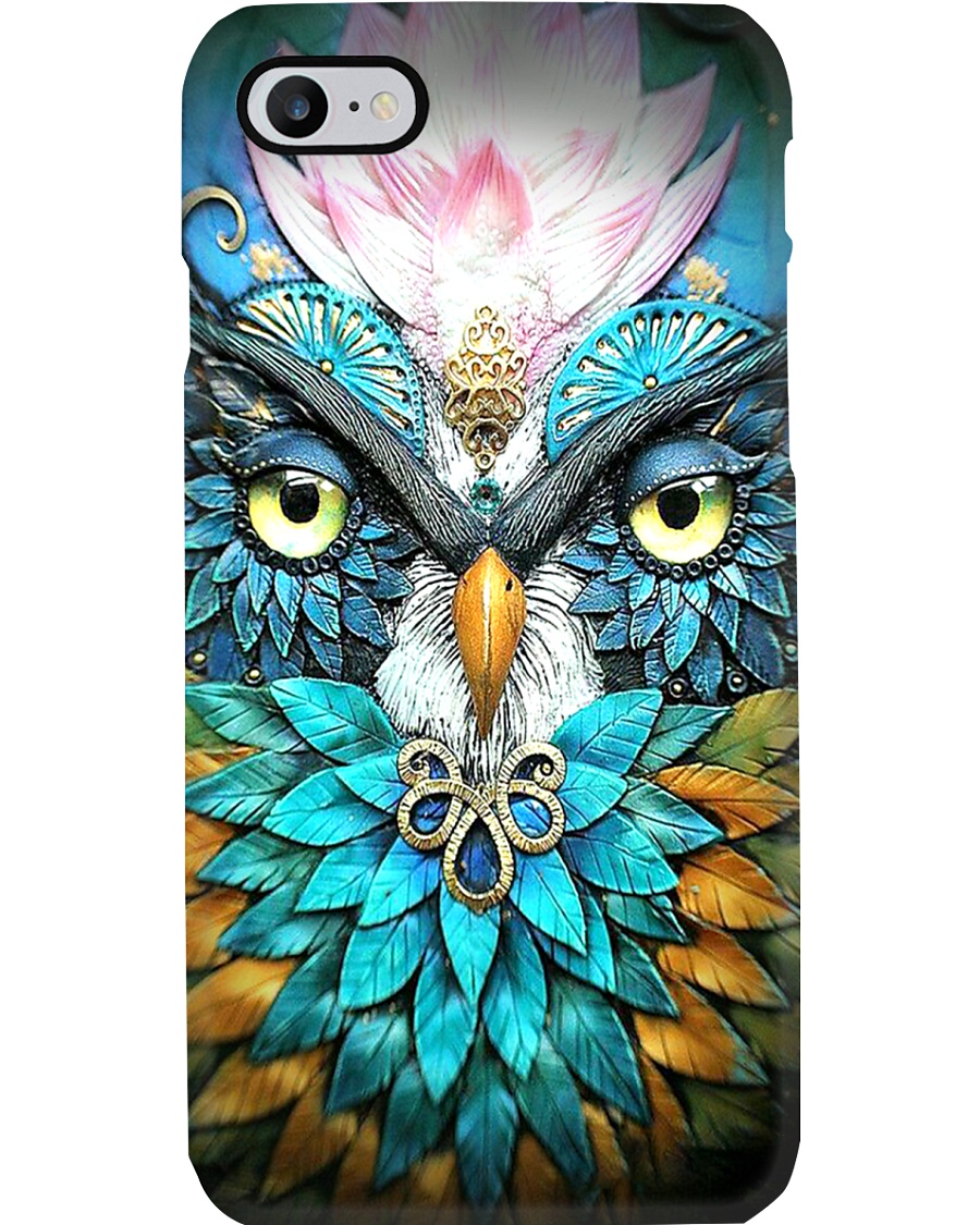 Teal Owl Phone Case