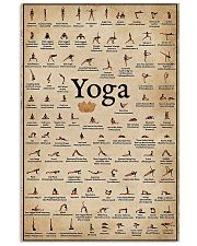 Iyengar yoga asanas 11x17 Poster front