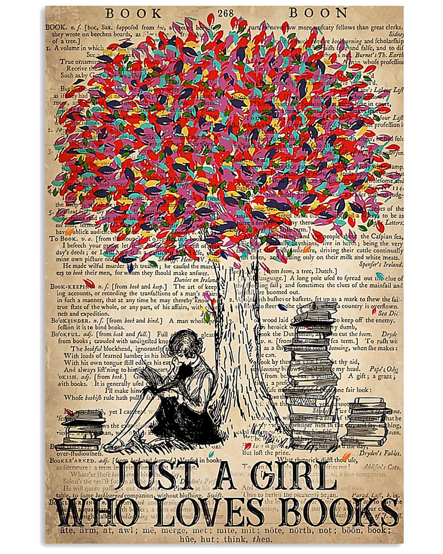 Just A Girl Who Loves Books 16x24 Poster