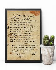 In My Life Lyrics JL 11x17 Poster lifestyle-poster-8