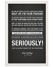 Shut Up You Are My Person 11x17 Poster front