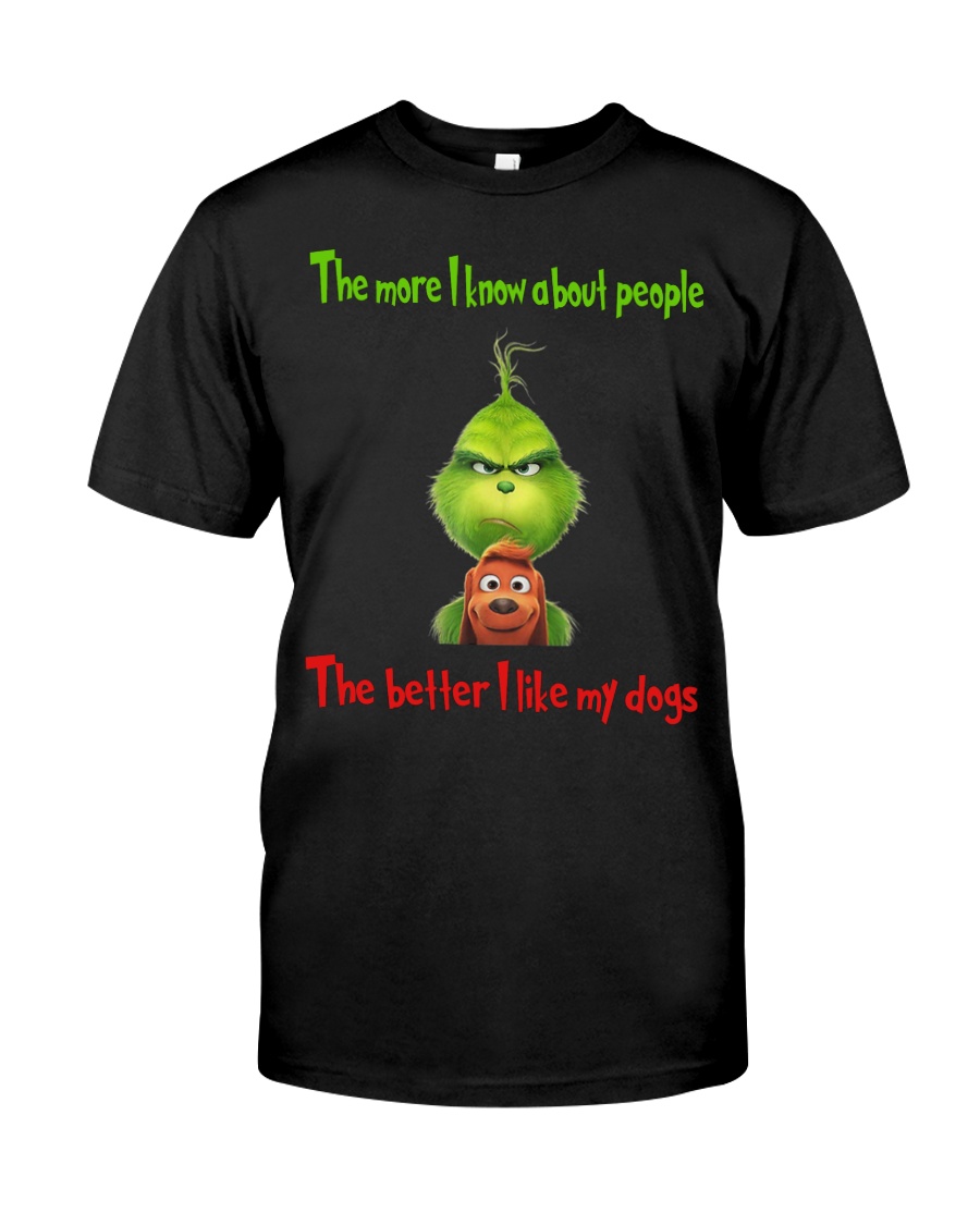 I Like My Dogs More Classic T-Shirt