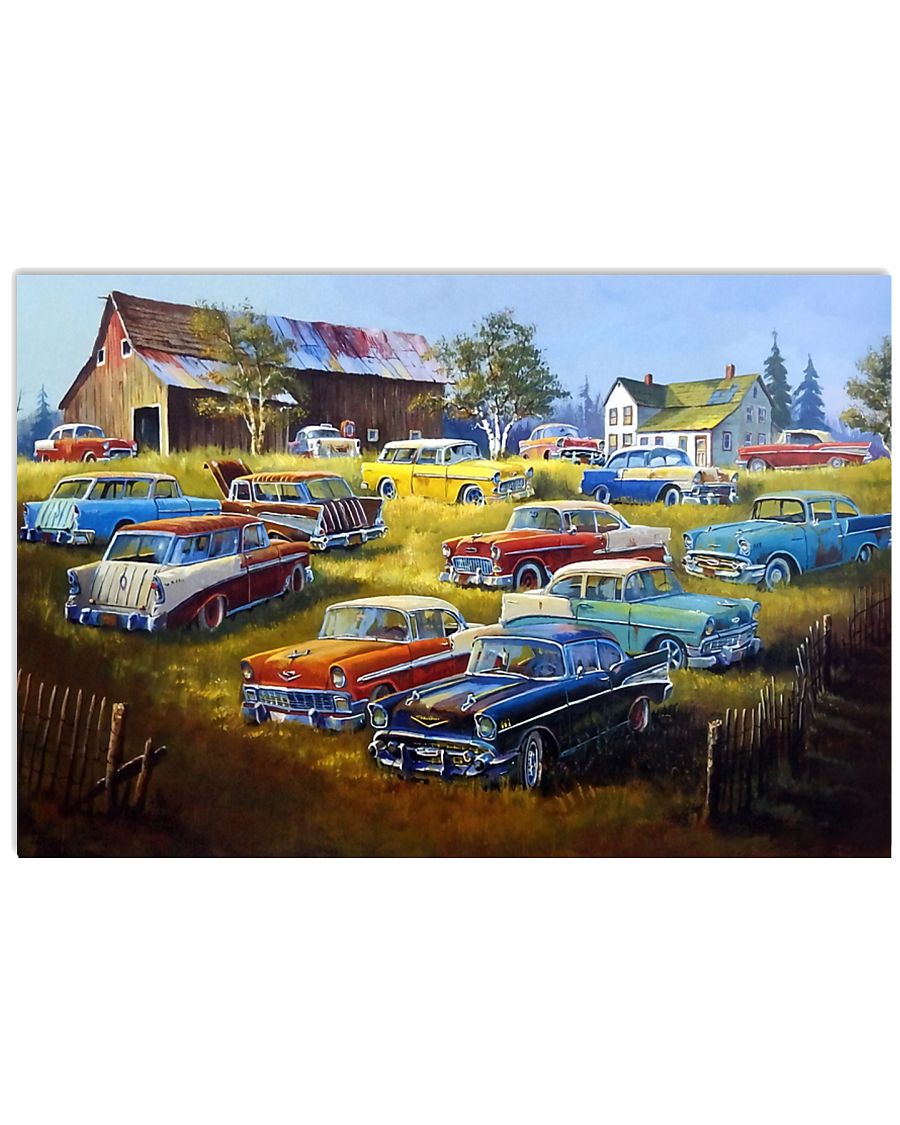 Chevys All The Way 17x11 Poster