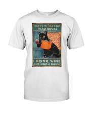 Drink Wine and know many things Classic T-Shirt thumbnail