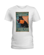 Drink Wine and know many things Ladies T-Shirt thumbnail