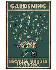 Gardening Because Murder Is Wrong 11x17 Poster front