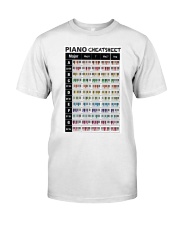 Piano Chords Cheatsheet Classic T-Shirt tile