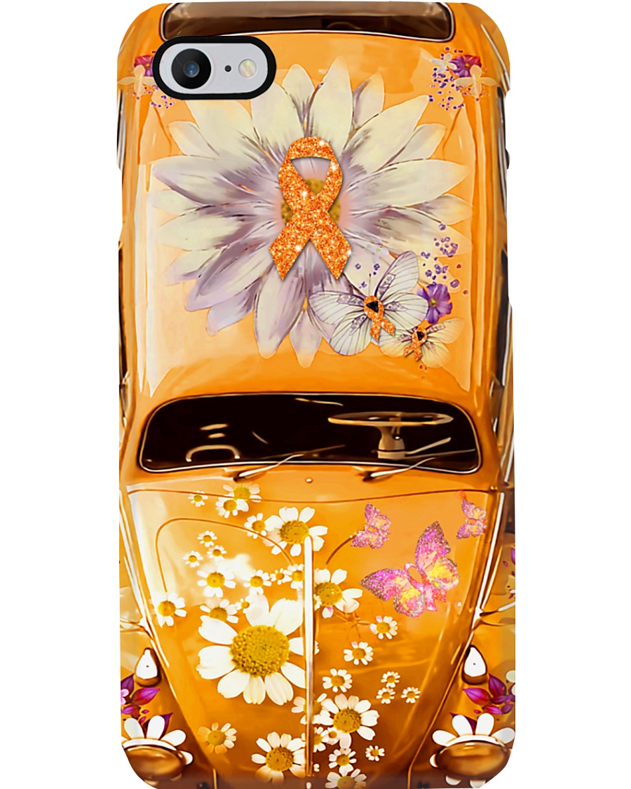 Multiple Sclerosis Cancer Vw Bug Phone Case