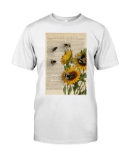 Sunflower Bee Classic T-Shirt thumbnail