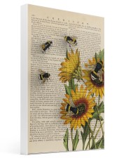 Sunflower Bee 16x24 Gallery Wrapped Canvas Prints thumbnail