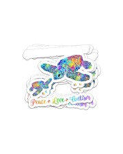 Peace Love Autism Sticker tile