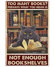 Too Many Books 11x17 Poster front