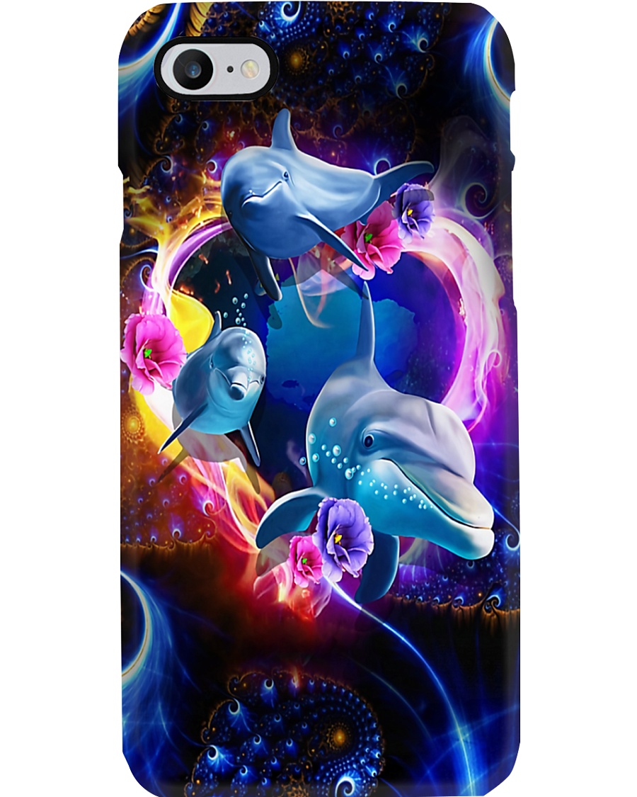 Spiral Dolphins Phone Case