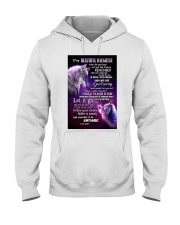 To My Wolf Daughter Hooded Sweatshirt thumbnail