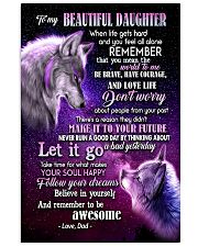To My Wolf Daughter 11x17 Poster front