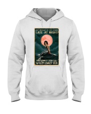 Mermaid At Night Hooded Sweatshirt thumbnail