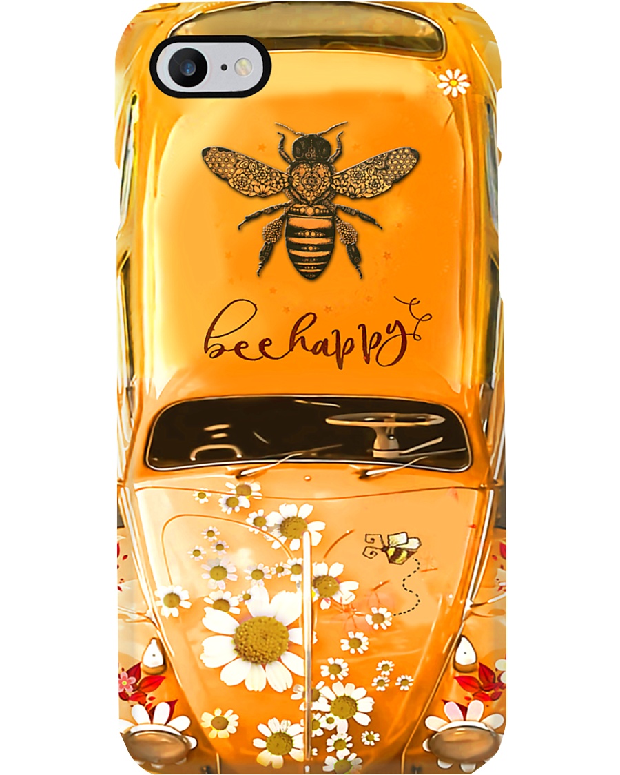 Bee Happy Vw Bug Phone Case