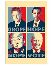 Grope Hope Nope Vote 11x17 Poster front
