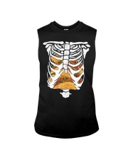 Skeleton Taco Rib Cage Halloween Sleeveless Tee tile