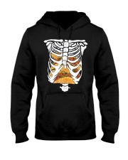 Skeleton Taco Rib Cage Halloween Hooded Sweatshirt tile