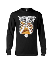 Skeleton Taco Rib Cage Halloween Long Sleeve Tee tile