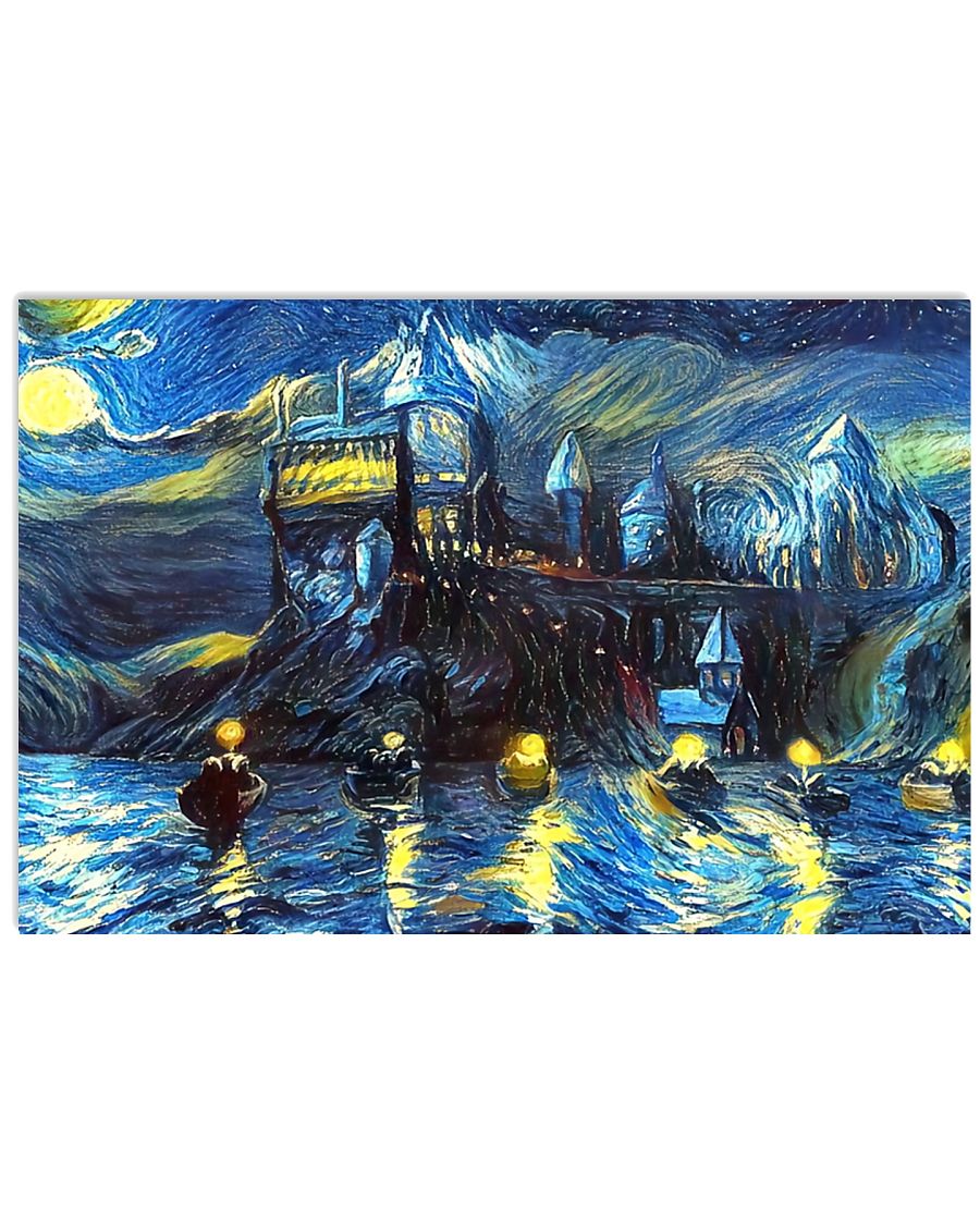 Starry Castle 17x11 Poster