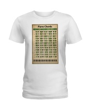 Piano Chord Chart Ladies T-Shirt thumbnail