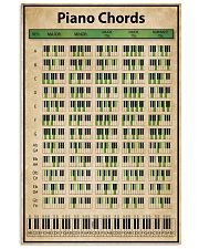 Piano Chord Chart 11x17 Poster front