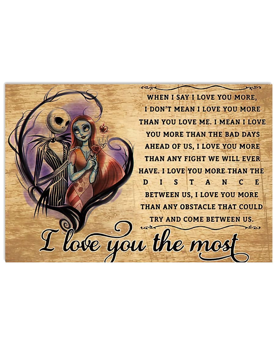 I Love You 17x11 Poster