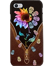 Rainbow Leather Sugar Skull Phone Case i-phone-7-case