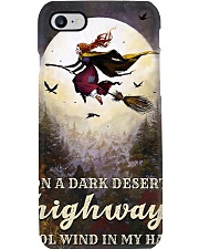 Witch Riding Broom Phone Case thumbnail