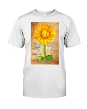 Sunflower To My Granddaughter Classic T-Shirt thumbnail