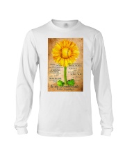 Sunflower To My Granddaughter Long Sleeve Tee thumbnail