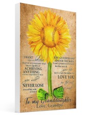 Sunflower To My Granddaughter 16x24 Gallery Wrapped Canvas Prints thumbnail