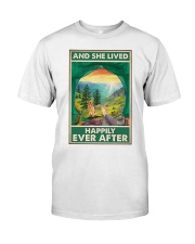 Camping and Golden Retriever Dog Lovers Classic T-Shirt thumbnail