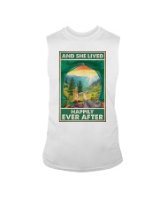 Camping and Golden Retriever Dog Lovers Sleeveless Tee thumbnail