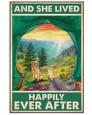 Camping and Golden Retriever Dog Lovers 11x17 Poster front