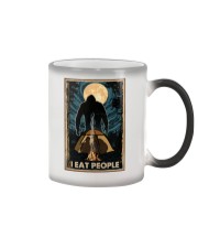 Bigfoot I Eat People Poster Camping Lovers Color Changing Mug thumbnail