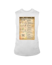 Book Lover Knowledge Sleeveless Tee thumbnail
