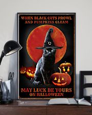 Witch Cat Halloween 11x17 Poster lifestyle-poster-2