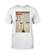 Guitar Bass Knowledge Classic T-Shirt thumbnail