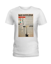 Guitar Bass Knowledge Ladies T-Shirt thumbnail