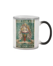 Lose Your Mind Find Your Soul Color Changing Mug tile