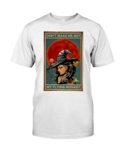 Vintage Witch Halloween Classic T-Shirt thumbnail